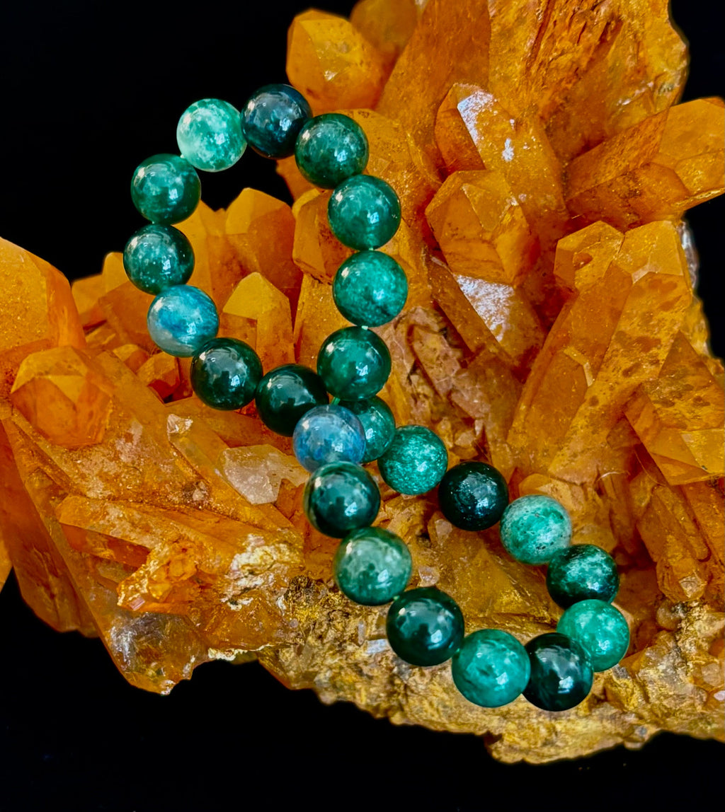 Green Lepidolite Bracelet | The Stone of Tranquility & Transformation