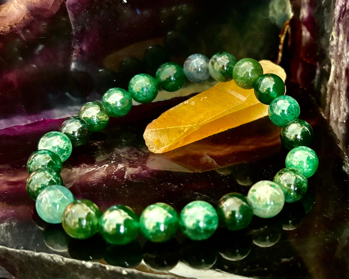 Green Lepidolite Bracelet | The Stone of Tranquility & Transformation