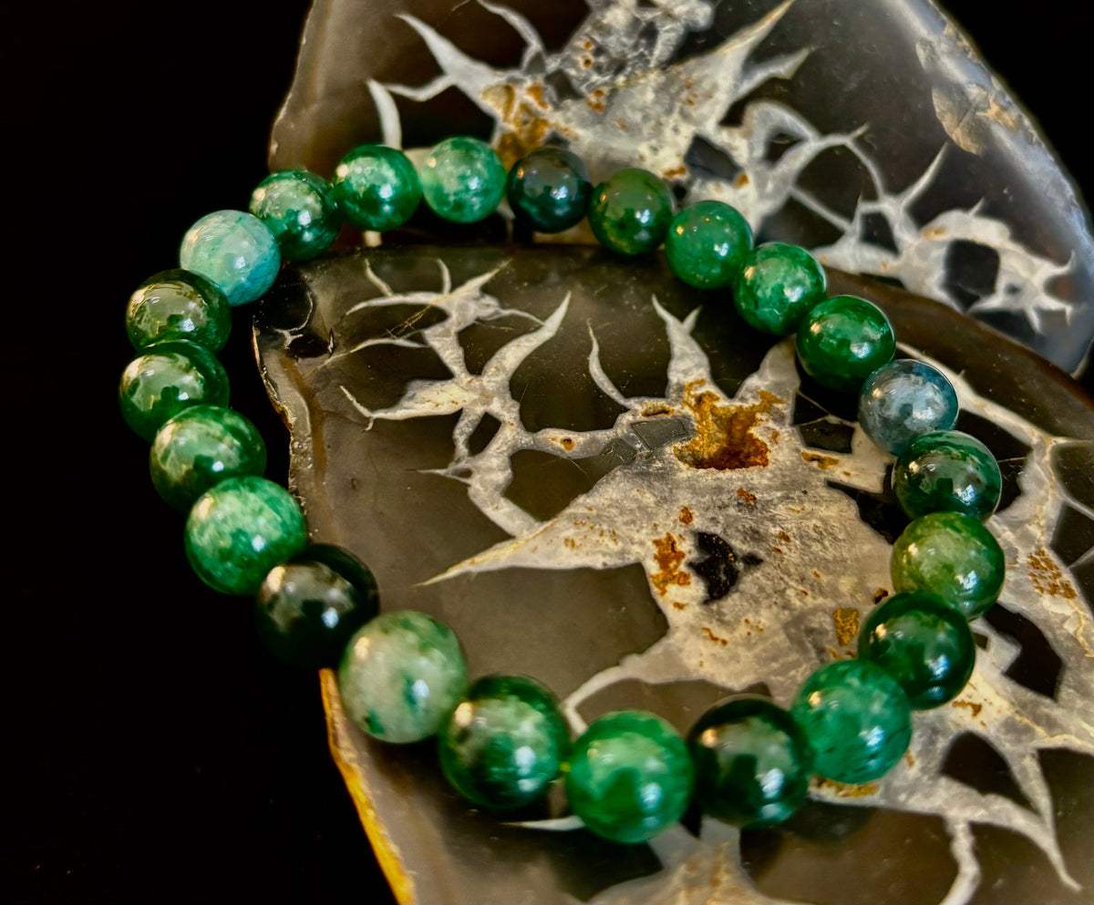 Green Lepidolite Bracelet | The Stone of Tranquility & Transformation