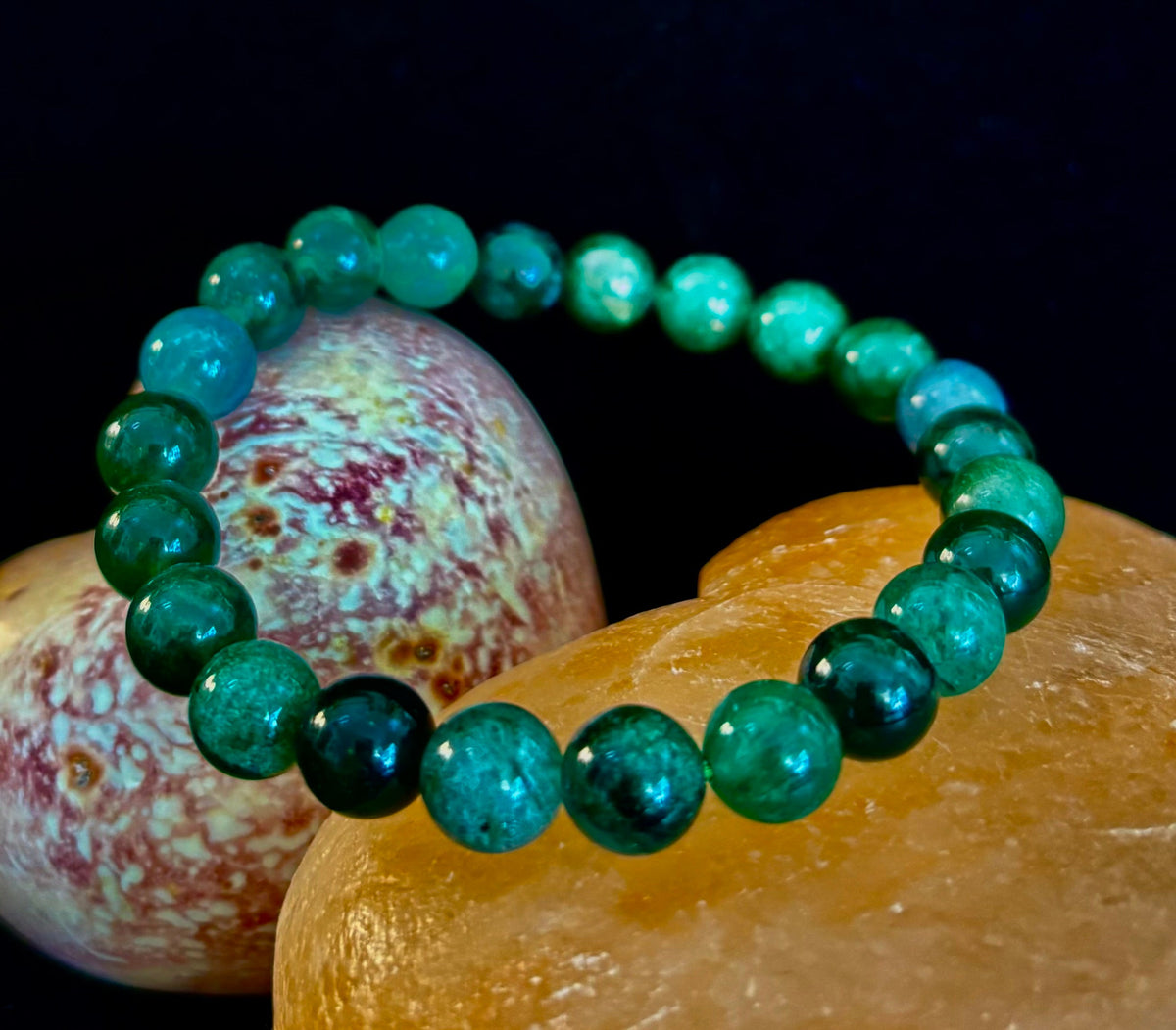 Green Lepidolite Bracelet | The Stone of Tranquility & Transformation