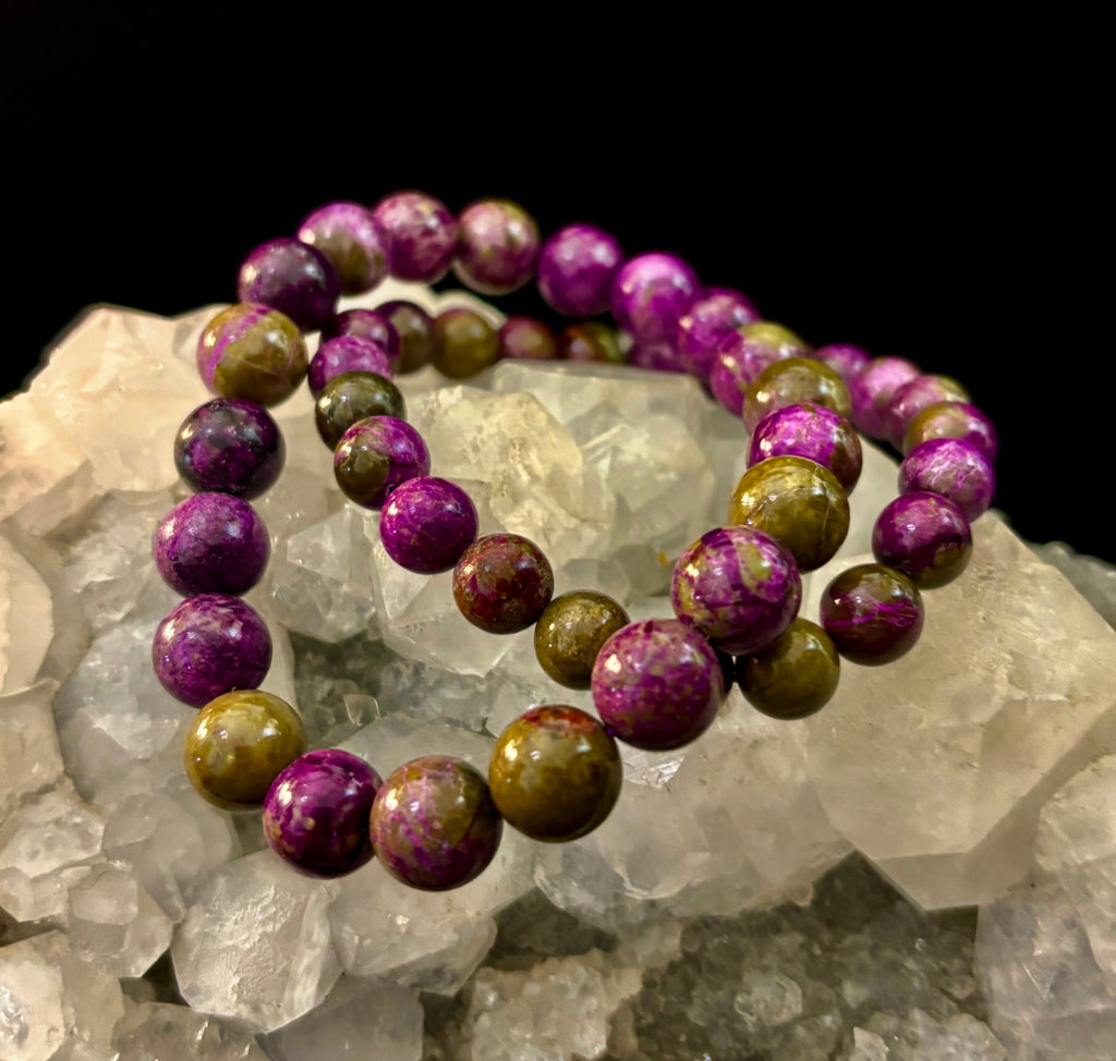 Atlantis Rising: Natural Atlantisite Crystal Healing Stretch Bracelet (8mm & 10mm)
