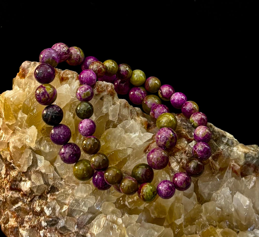 Atlantis Rising: Natural Atlantisite Crystal Healing Stretch Bracelet (8mm & 10mm)