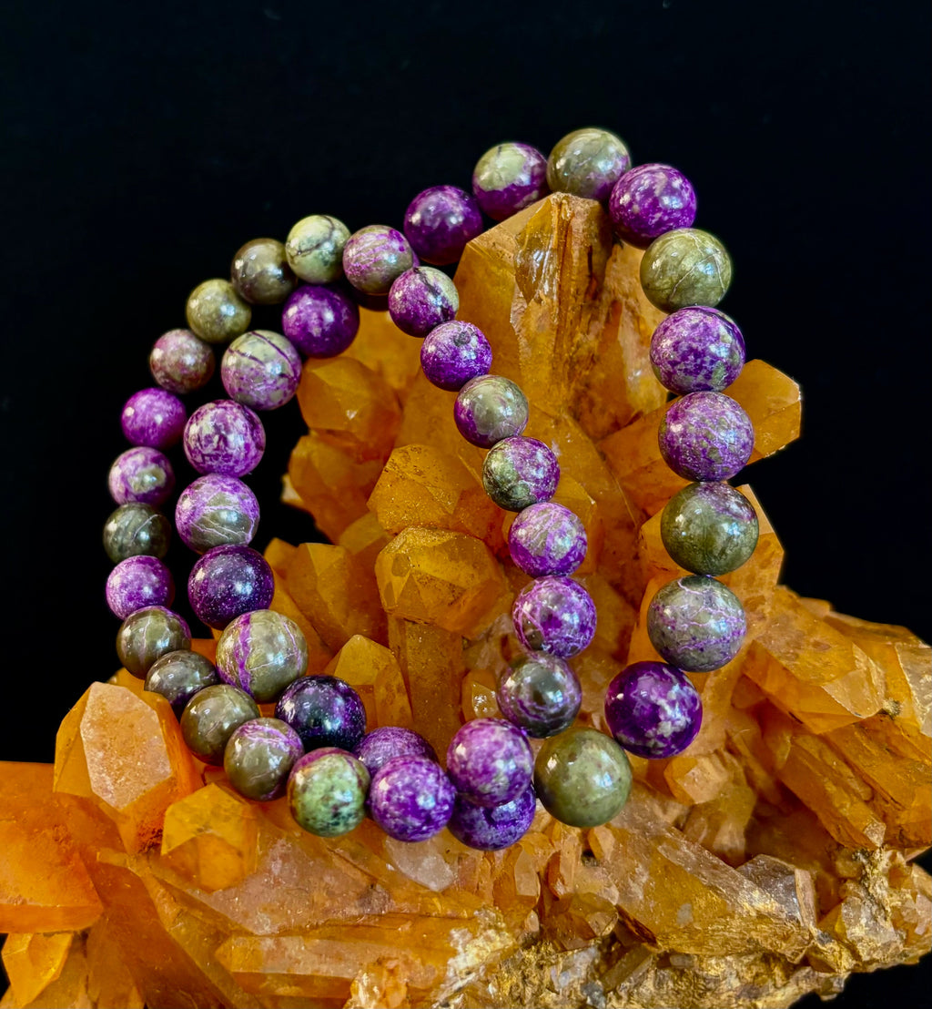 Atlantis Rising: Natural Atlantisite Crystal Healing Stretch Bracelet (8mm & 10mm)