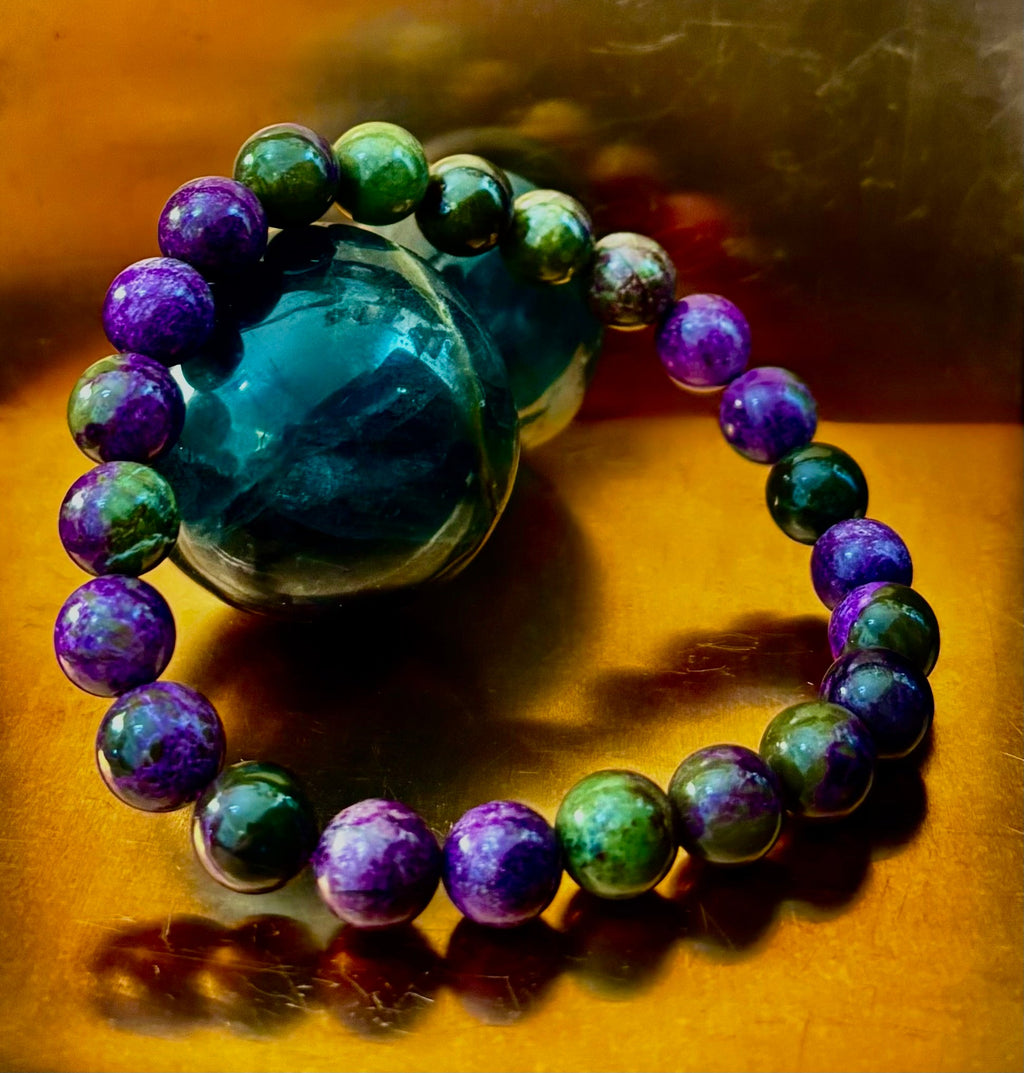 Atlantis Rising: Natural Atlantisite Crystal Healing Stretch Bracelet (8mm & 10mm)