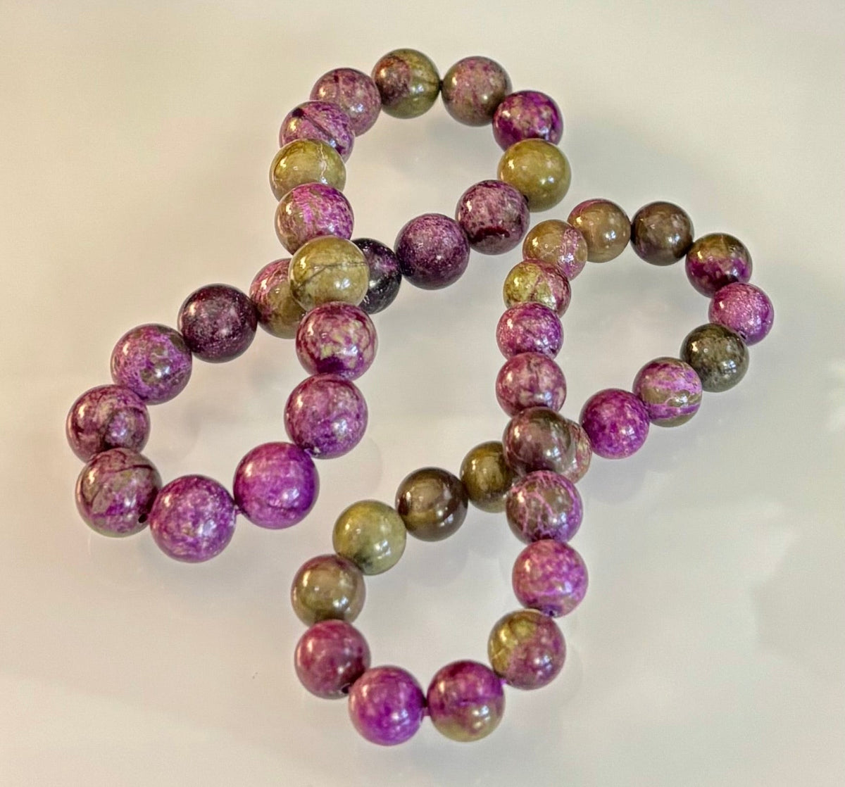 Atlantis Rising: Natural Atlantisite Crystal Healing Stretch Bracelet (8mm & 10mm)