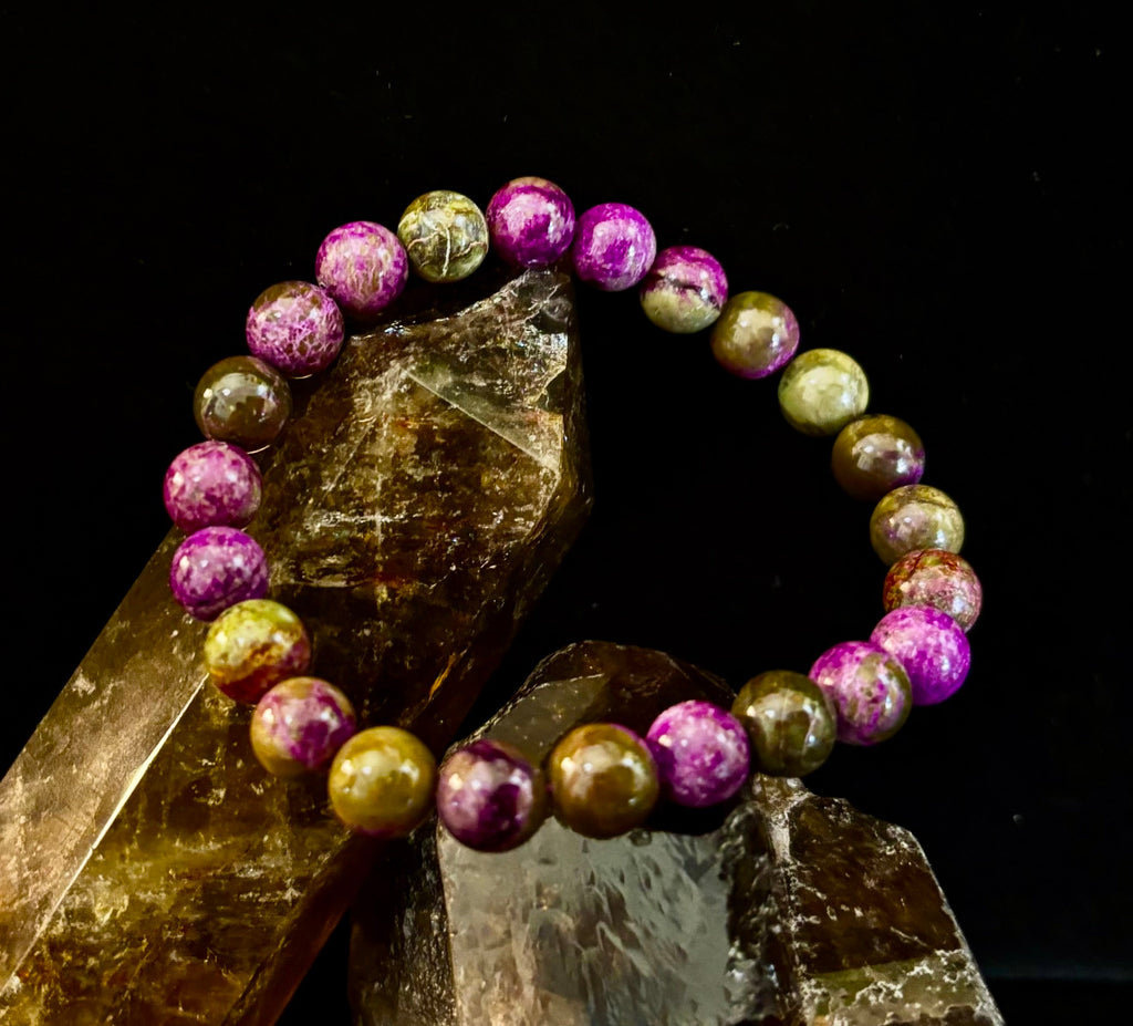 Atlantis Rising: Natural Atlantisite Crystal Healing Stretch Bracelet (8mm & 10mm)