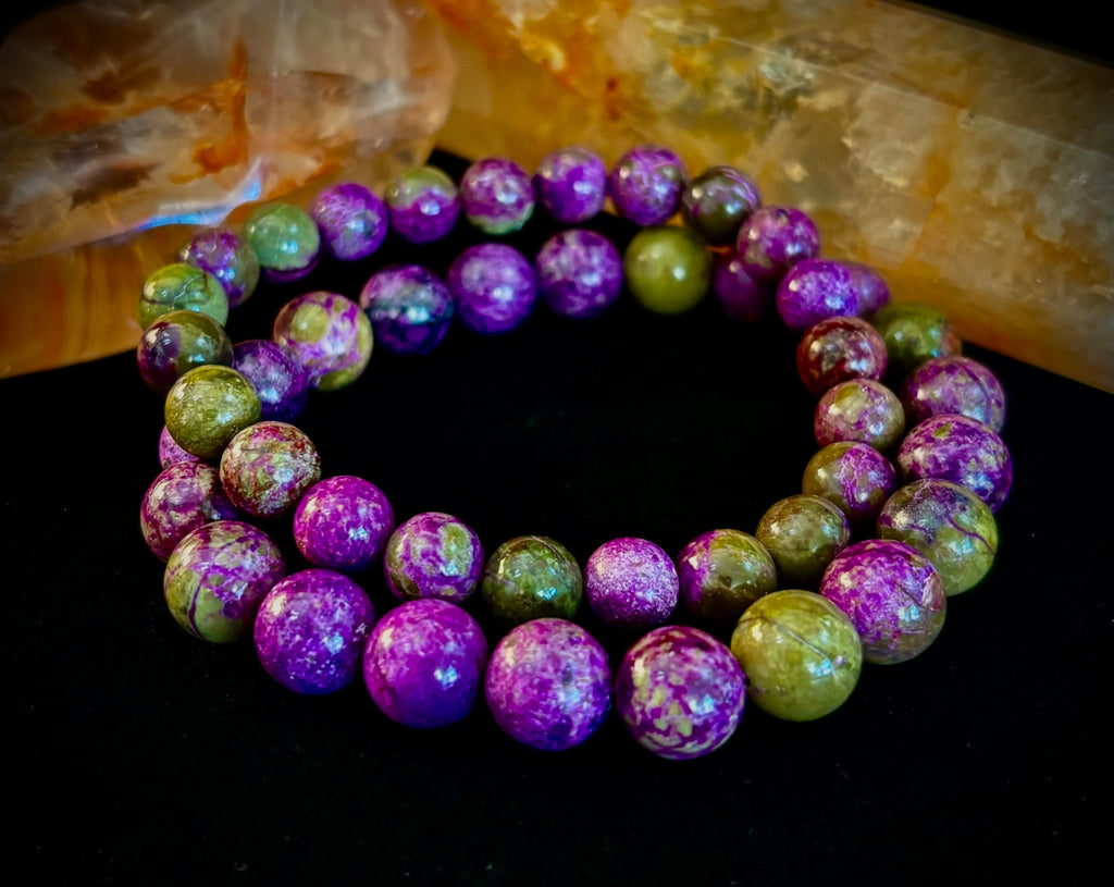Atlantis Rising: Natural Atlantisite Crystal Healing Stretch Bracelet (8mm & 10mm)