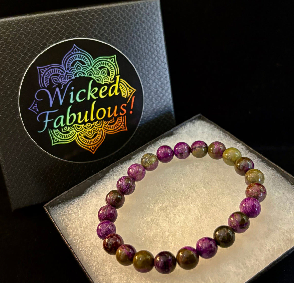 Atlantis Rising: Natural Atlantisite Crystal Healing Stretch Bracelet (8mm & 10mm)