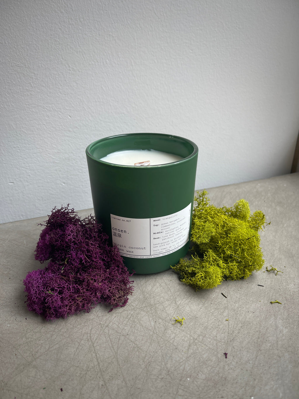 ONSEN 温泉 | VIRGIN COCONUT CRÈME WAX & WOODEN WICK CANDLE