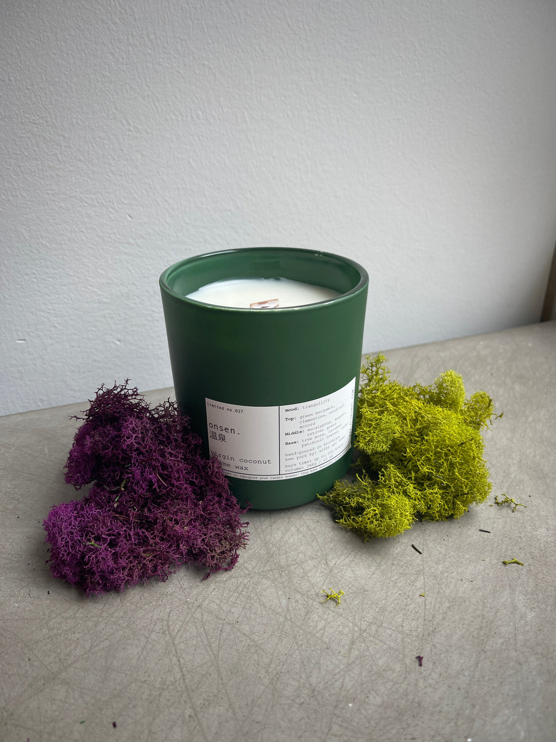 ONSEN 温泉 | VIRGIN COCONUT CRÈME WAX & WOODEN WICK CANDLE