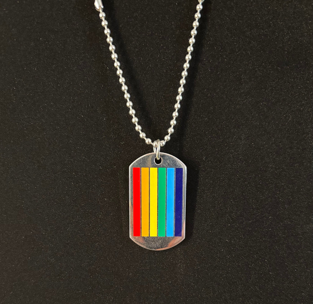 Bold Pride Dog Tag Necklace Collection – 3 Unique Styles