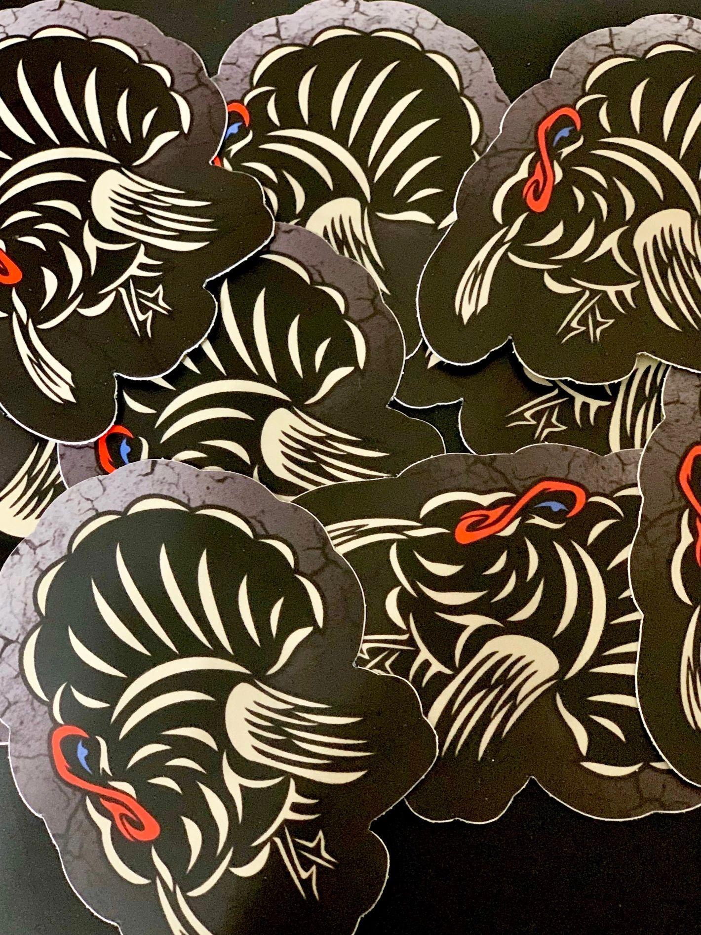 Turkey Decal Outdoor Adventure Sticker, High-Contrast Gear Decor