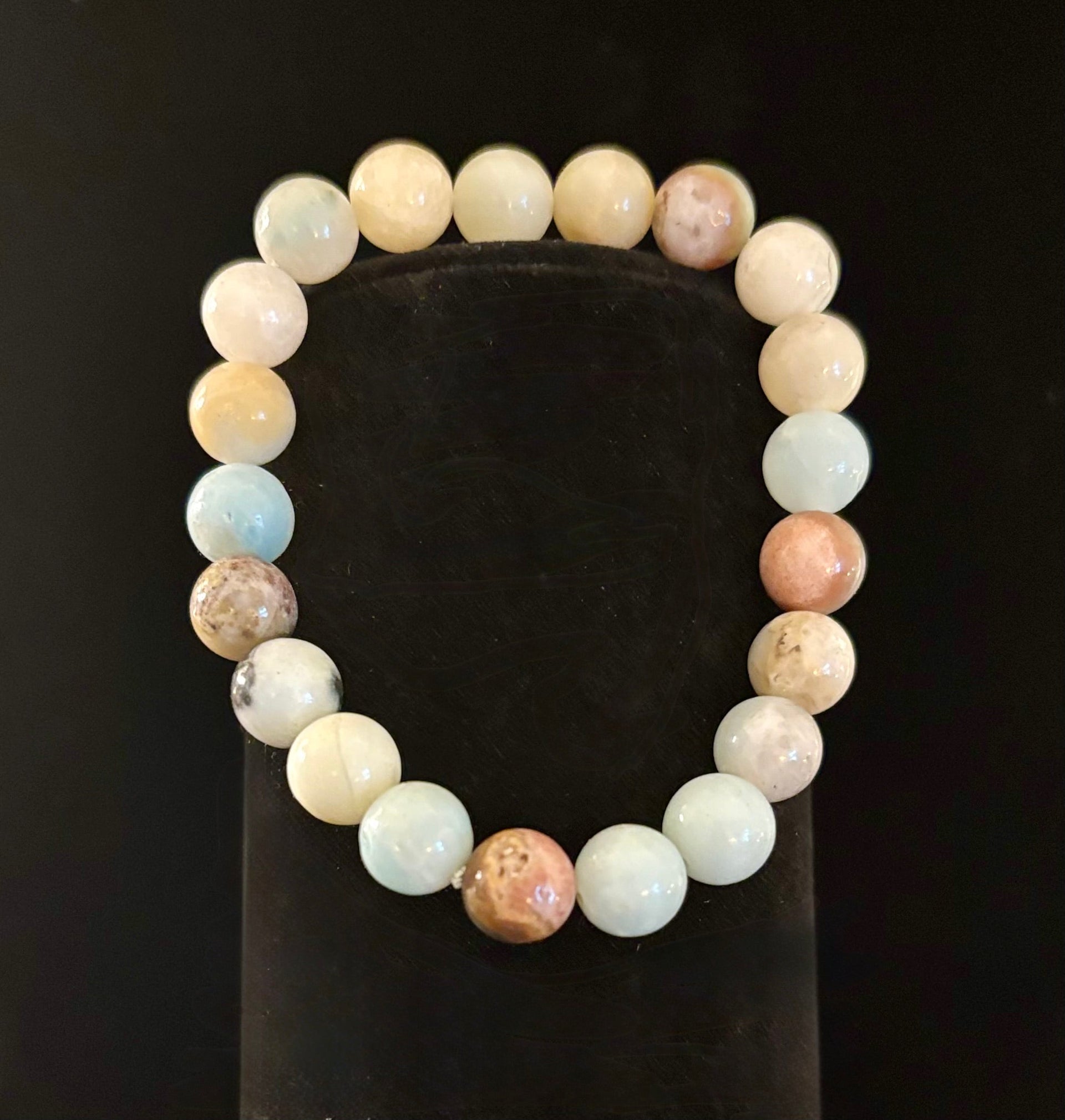Amazonite Bracelet – Calm, Coastal Energy in Every Bead (8mm and 12mm stone sizes)