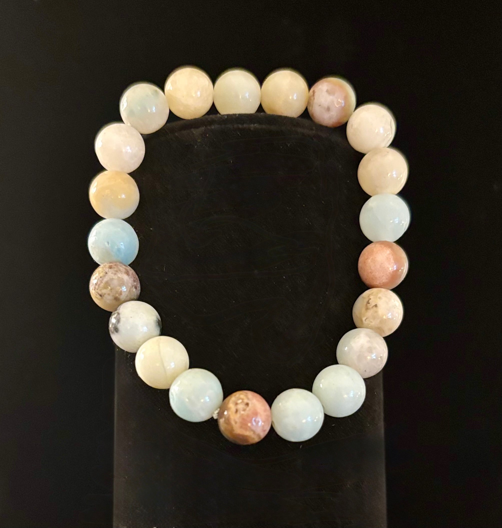 Amazonite Bracelet – Calm, Coastal Energy in Every Bead (8mm and 12mm stone sizes)