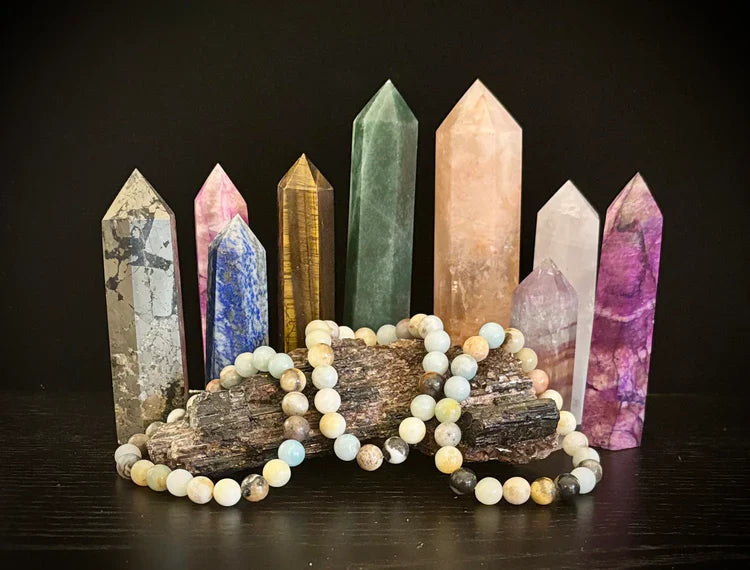 Nantasket Beach Amazonite Beaded Bracelet - Bohemian Crystal