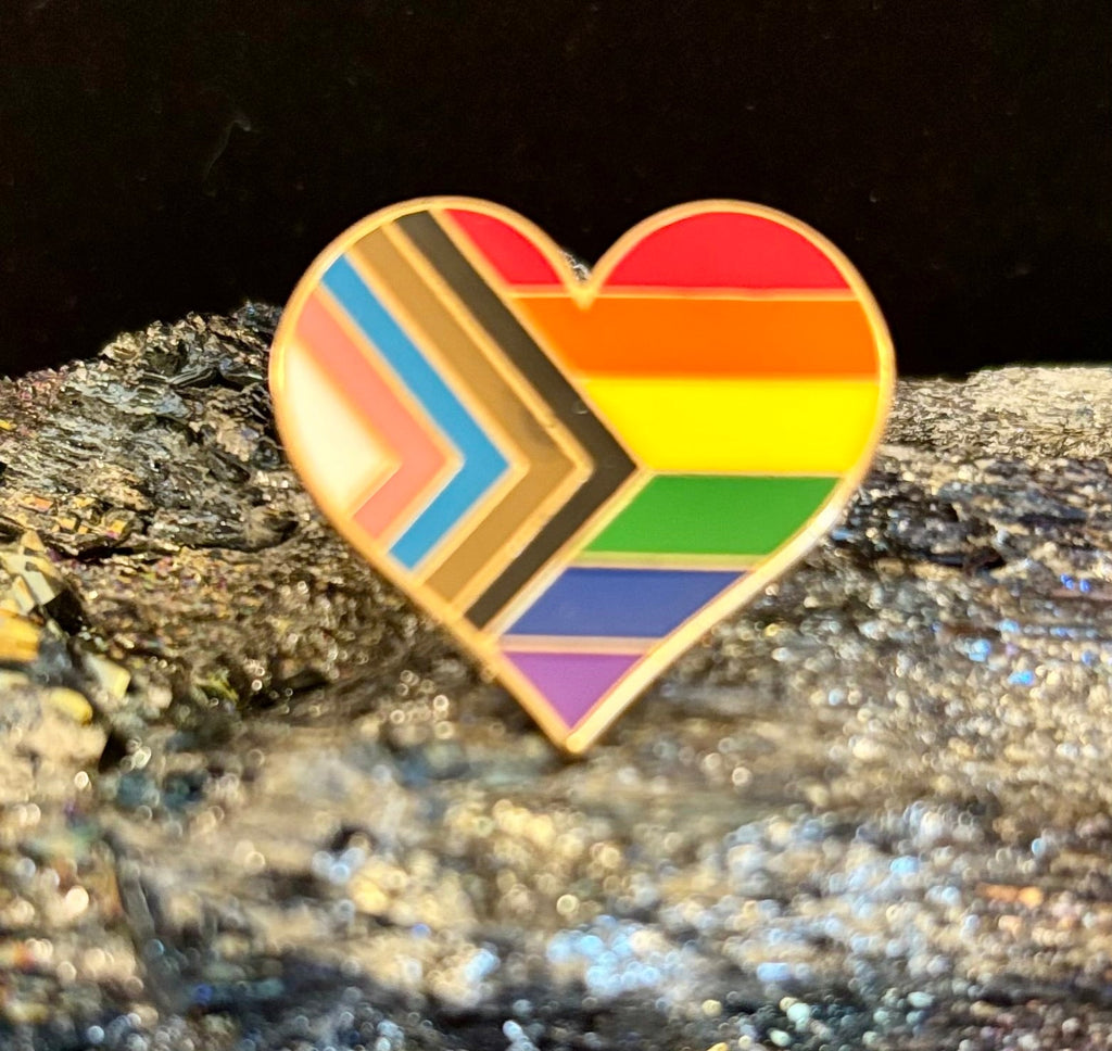 LGBTQ+ Rainbow Pride Flag Enamel Pin – Many Fabulous Styles