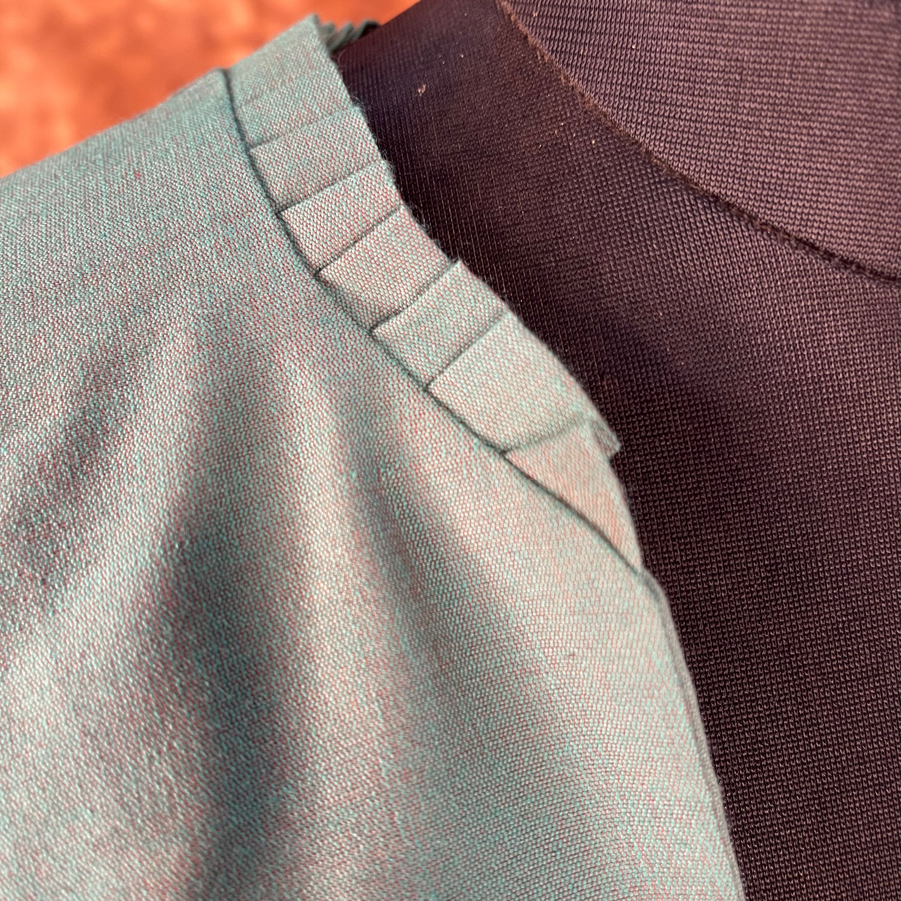 Sage Green Silk Cotton Ready to Wear Blouse
