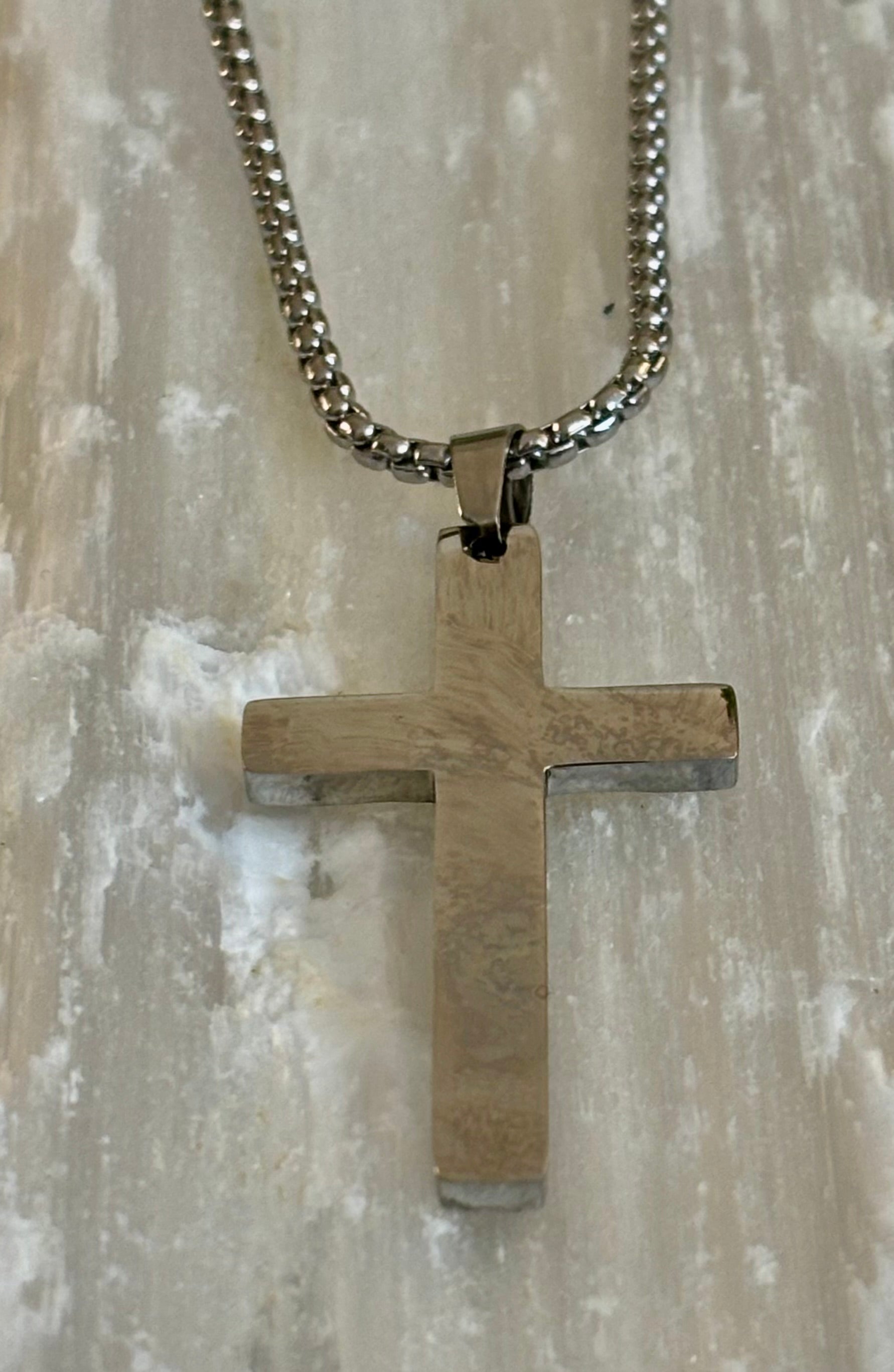 Stainless Steel Cross Necklace – A Symbol of Strength, Balance & Self-Expression