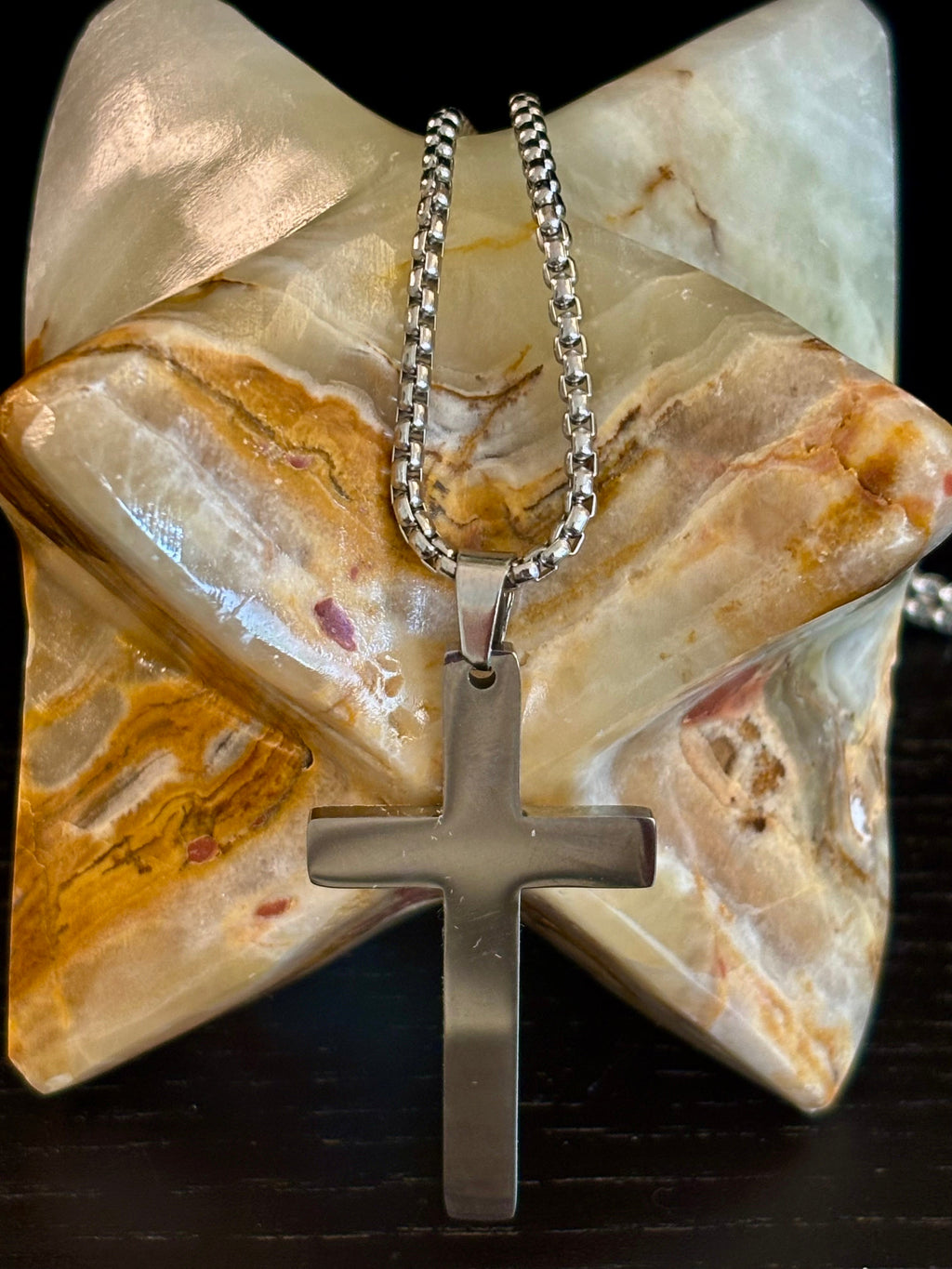 Stainless Steel Cross Necklace – A Symbol of Strength, Balance & Self-Expression