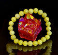 Lemon Jade Beaded Bracelet 8mm & 10mm – Reiki-Infused Joy, Abundance & Positive Energy Jewelry