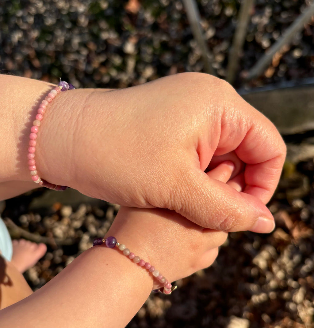 Zoe & Me Mother Daughter Bracelets in "Love to Love You"