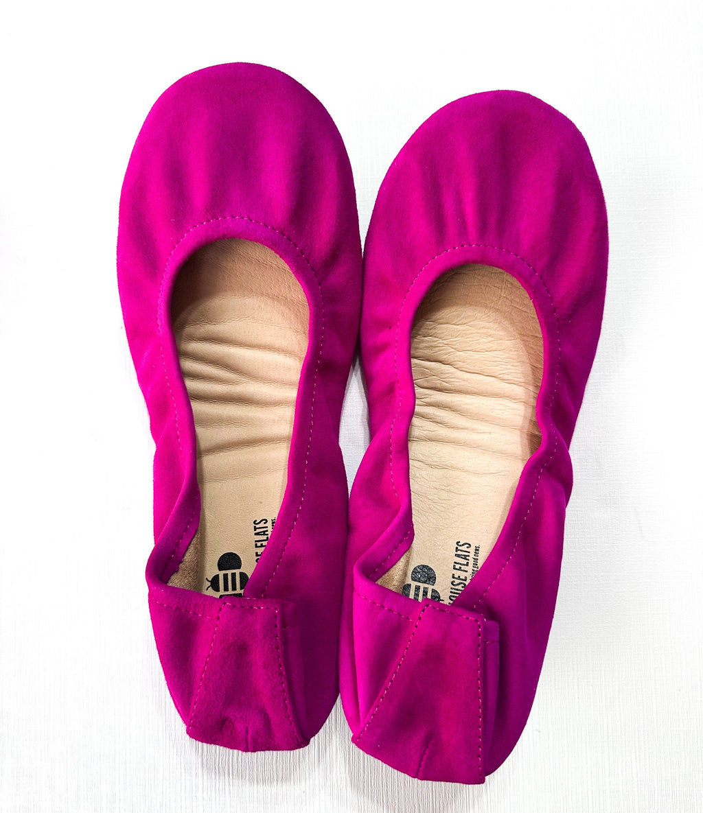 Fuchsia Suede