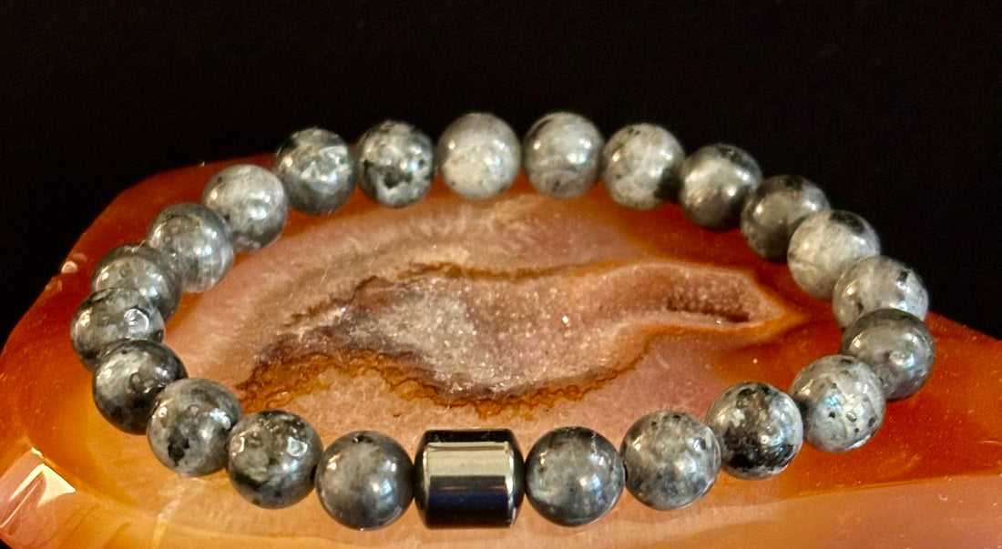 Earth Energy Collection – 6 Choices - Natural Stone & Magnetic Bead Bracelets for Medium to Large Wrists