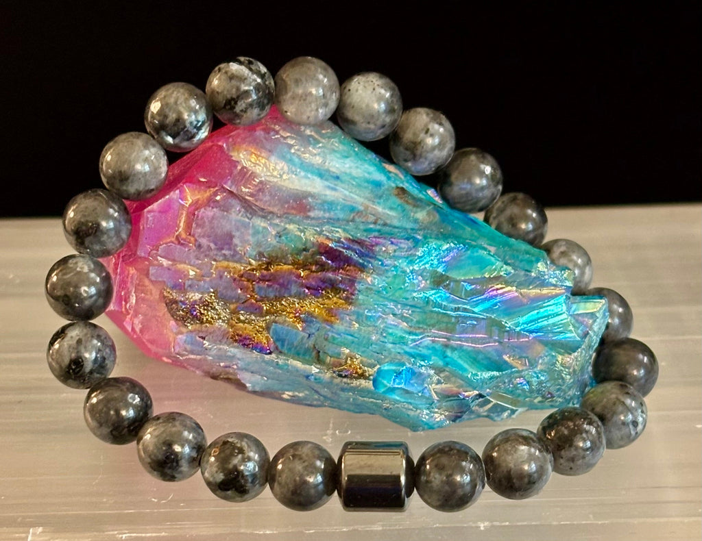 Earth Energy Collection – 6 Choices - Natural Stone & Magnetic Bead Bracelets for Medium to Large Wrists