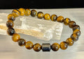 Earth Energy Collection – 6 Choices - Natural Stone & Magnetic Bead Bracelets for Medium to Large Wrists