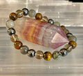 Tiger's Eye, Labradorite, Hematite, Smoky Quartz Protection Bracelet – Strength, Clarity & Grounding