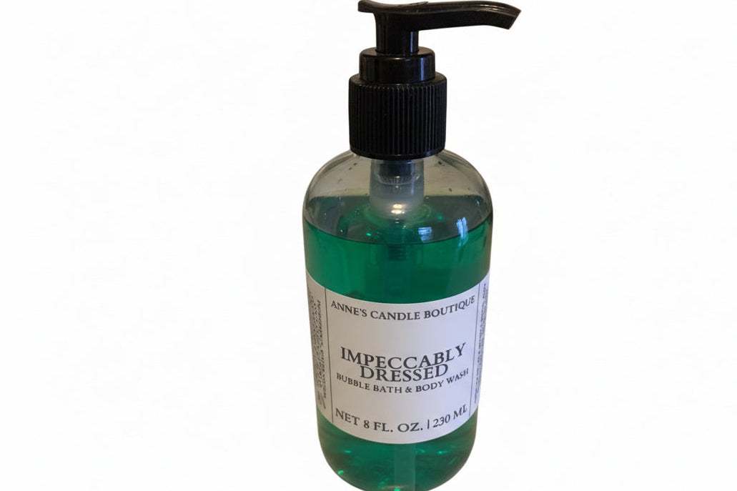 Impeccably Dressed Bubble Bath and Body Wash
