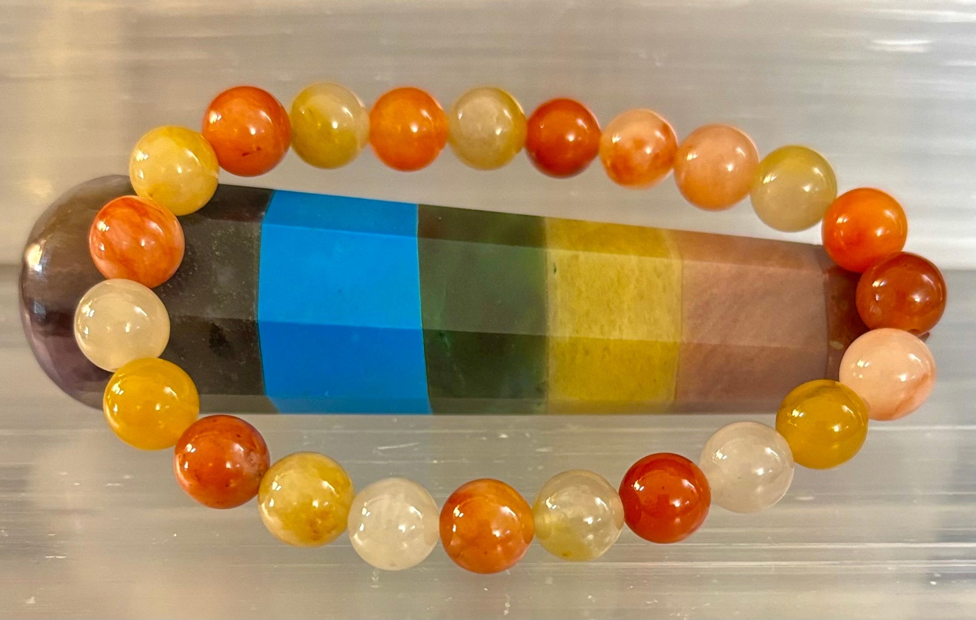 Red Aventurine Bracelet – Confidence, Creativity & Grounded Energy (Medium to Large Wrists)