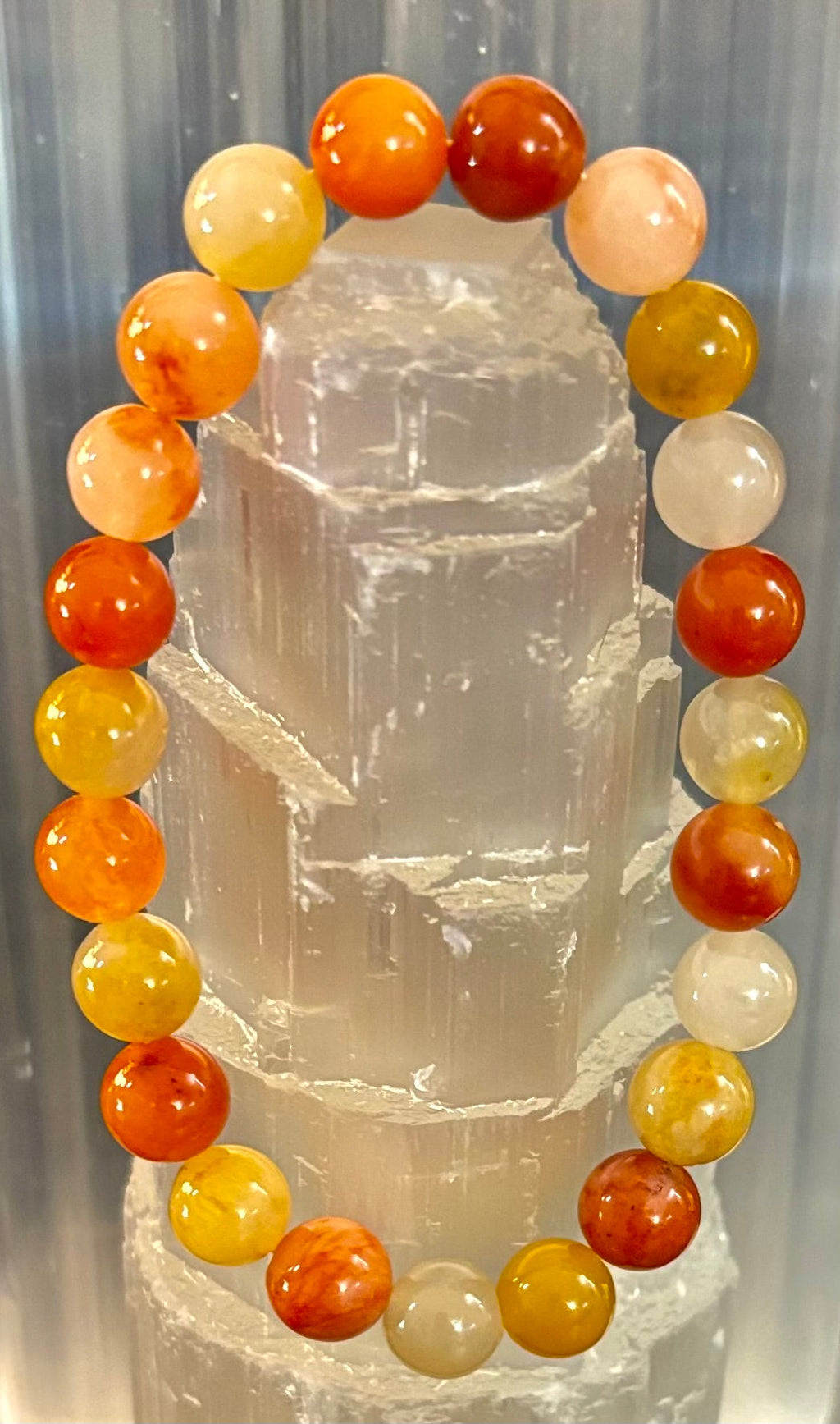 Red Aventurine Bracelet – Confidence, Creativity & Grounded Energy (Medium to Large Wrists)