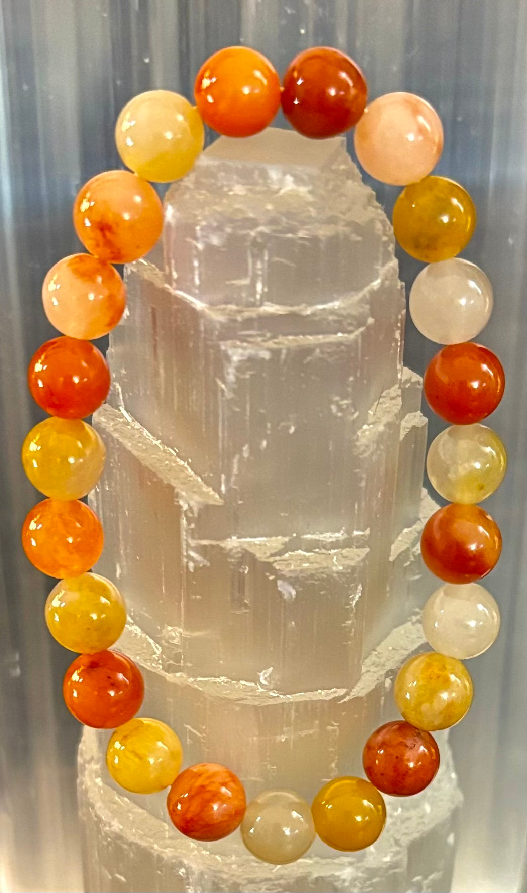 Red Aventurine Bracelet – Confidence, Creativity & Grounded Energy (Medium to Large Wrists)