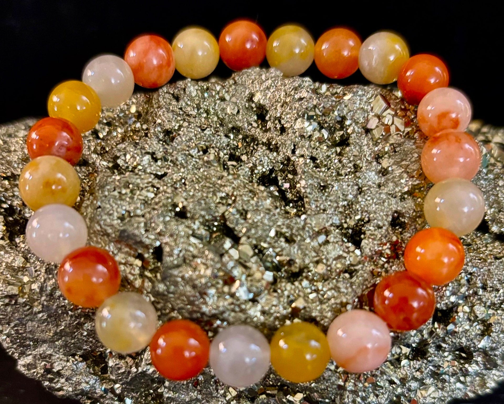 Red Aventurine Bracelet – Confidence, Creativity & Grounded Energy (Medium to Large Wrists)