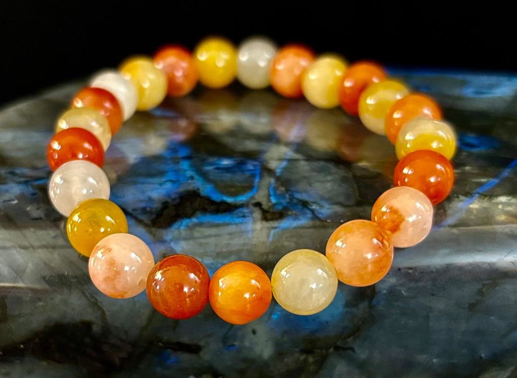 Red Aventurine Bracelet – Confidence, Creativity & Grounded Energy (Medium to Large Wrists)