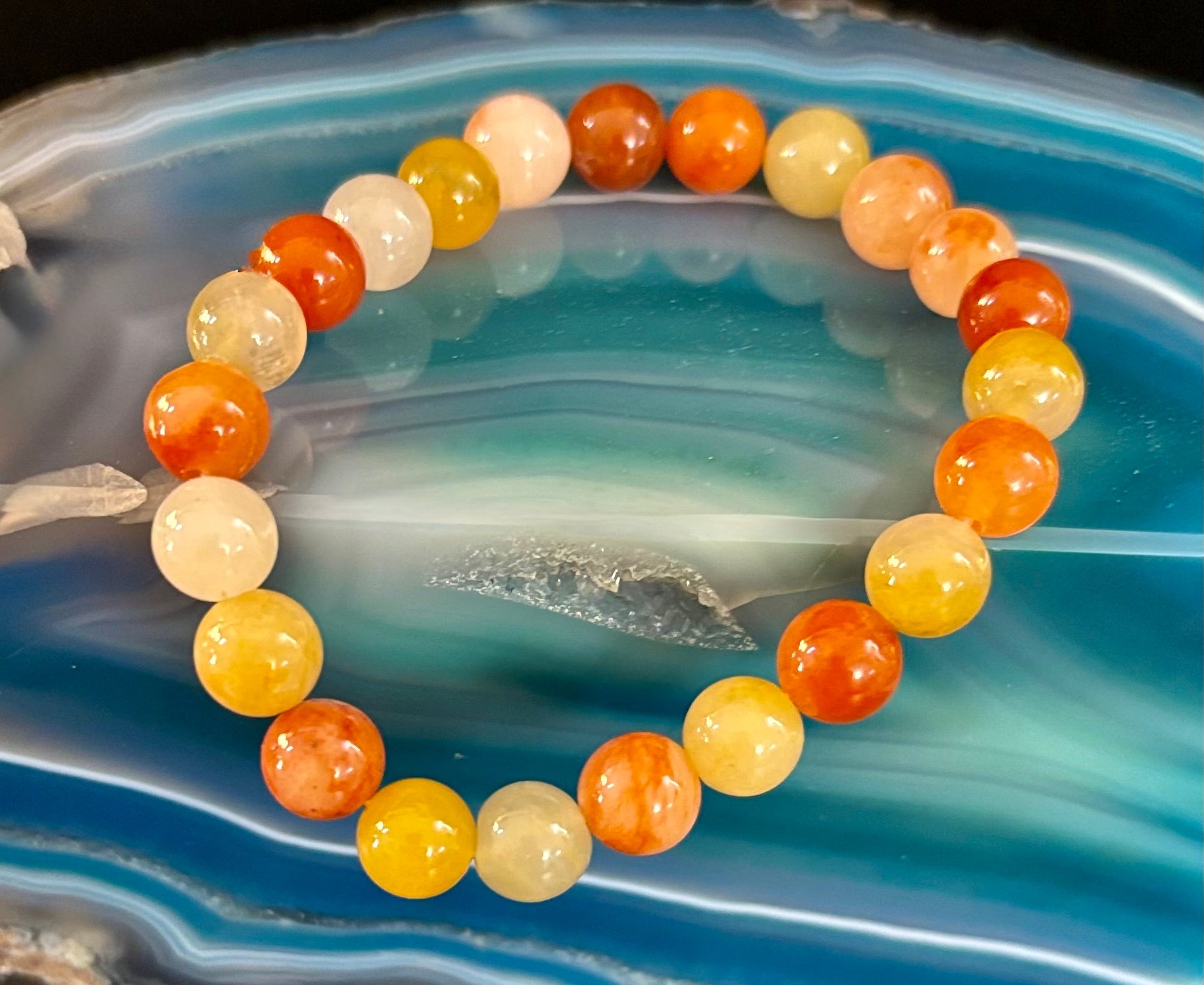 Red Aventurine Bracelet – Confidence, Creativity & Grounded Energy (Medium to Large Wrists)