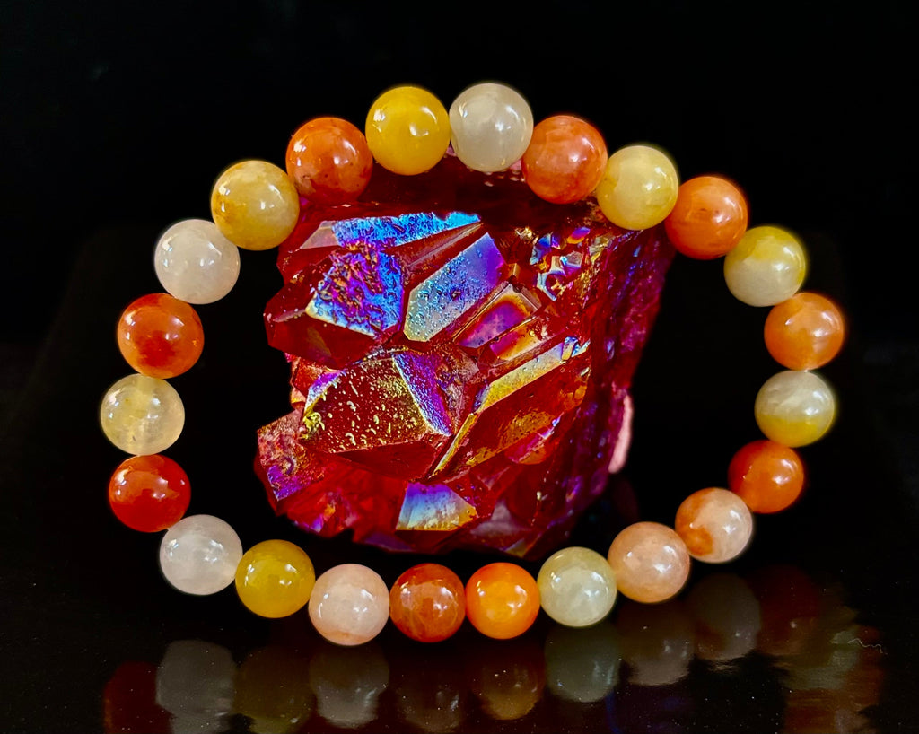 Red Aventurine Bracelet – Confidence, Creativity & Grounded Energy (Medium to Large Wrists)