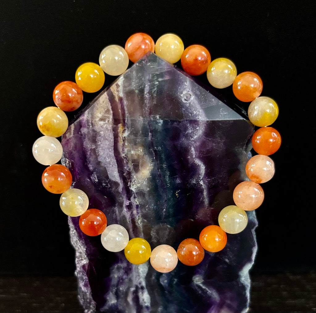 Red Aventurine Bracelet – Confidence, Creativity & Grounded Energy (Medium to Large Wrists)