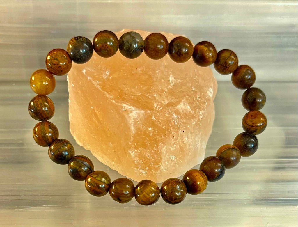 Tiger Iron Bracelet – Strength, Focus & Grounded Power (Medium to Large Wrists)