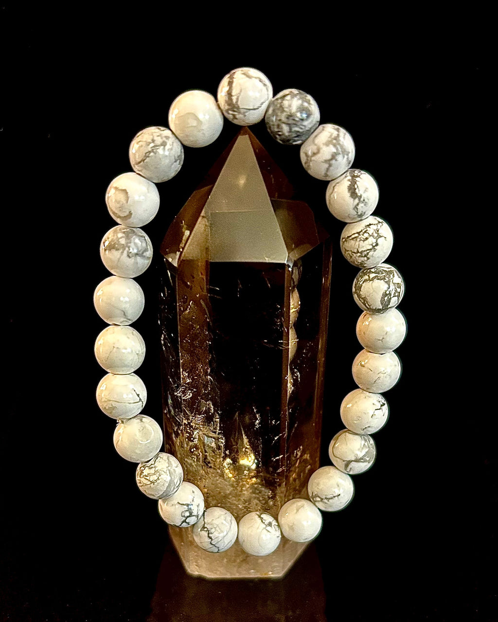 White Howlite Bracelet – Calm, Clarity & Inner Peace