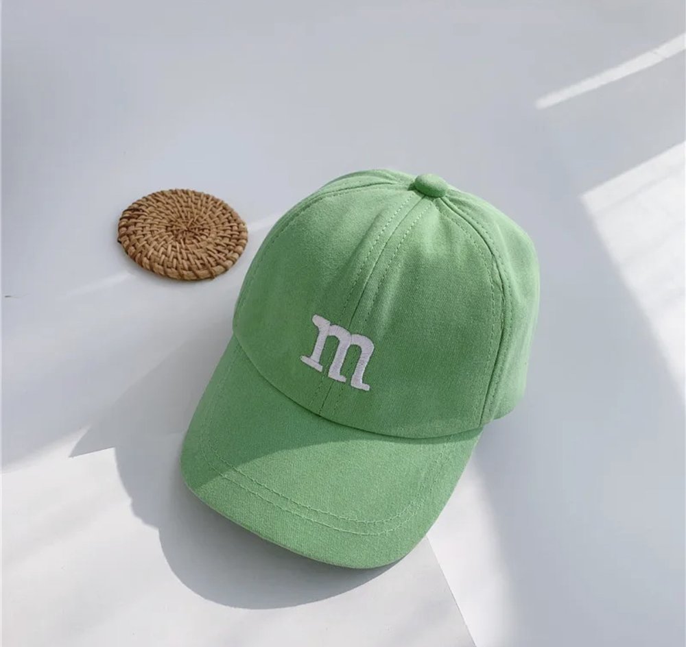 M&M Inspired Kids Baseball Hat – Toddler Sun Cap with Adjustable Strap (Ages 1–4)