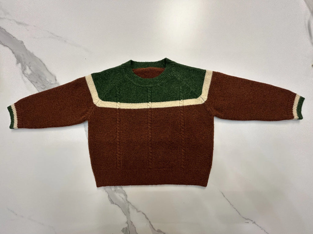 100% Merino Wool Kids Sweater: Heirloom Winter Knitwear