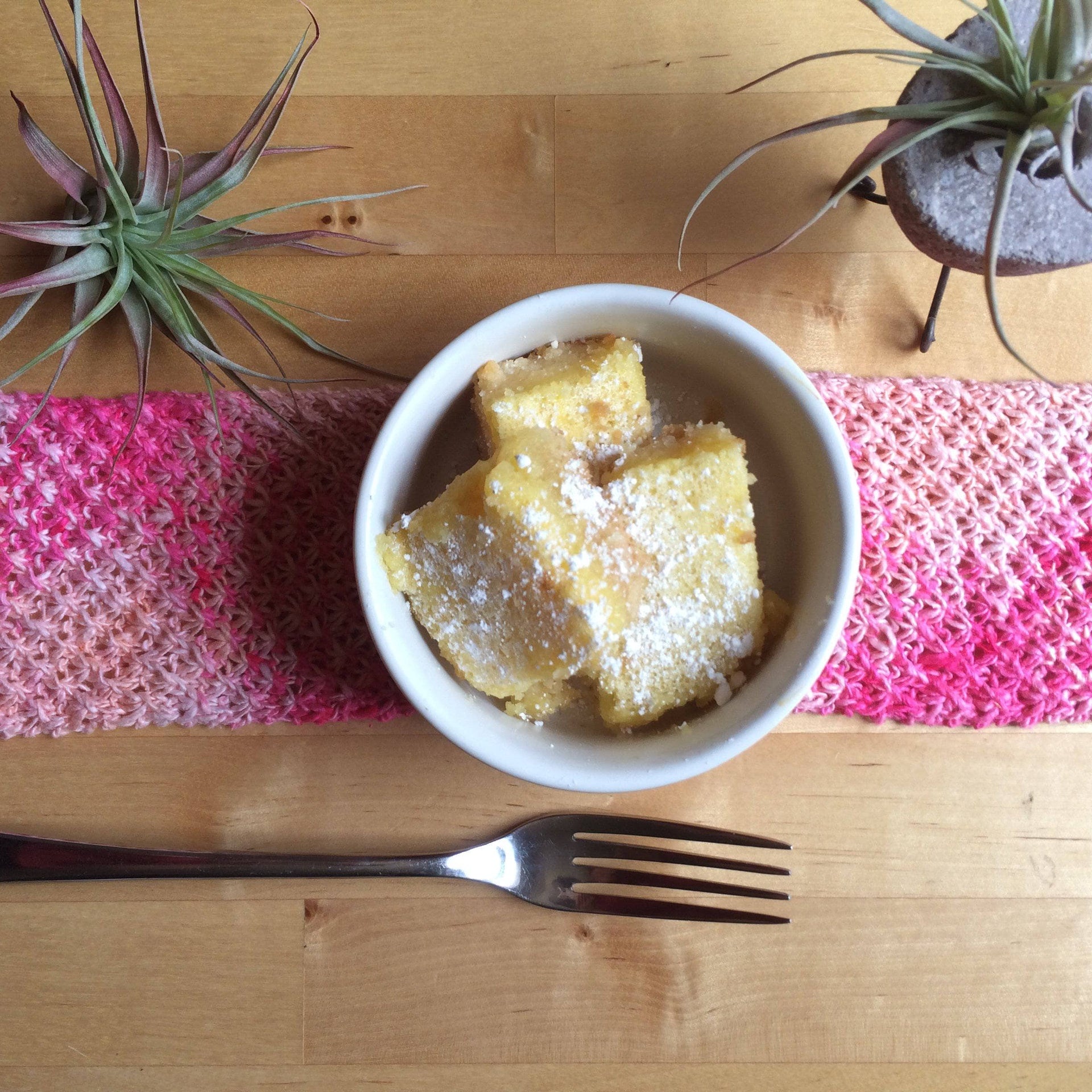 Floral Garden Placemat Knit & Crochet Kit - DIY Tableware Project