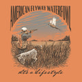 Flying Pheasant Burnt Orange with Pocket