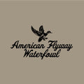 Vintage Wood Duck Logo Design with Pocket in Khaki