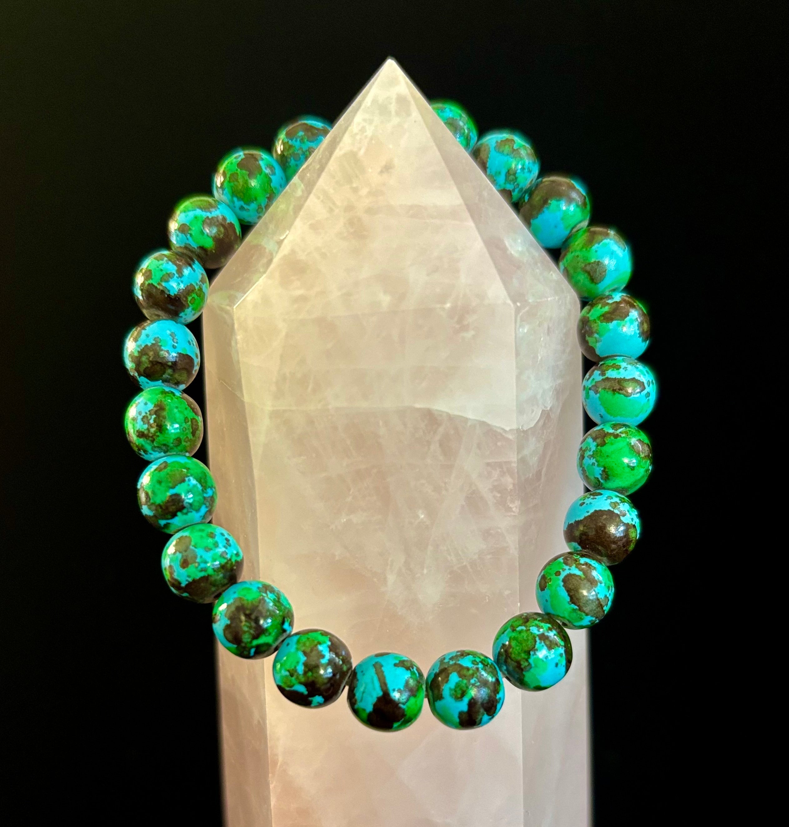 Bohemian Beach Vibes Anti-Anxiety Bracelet – 8mm Calming Beads for Medium Wrists 🌴💆‍♀️🌊