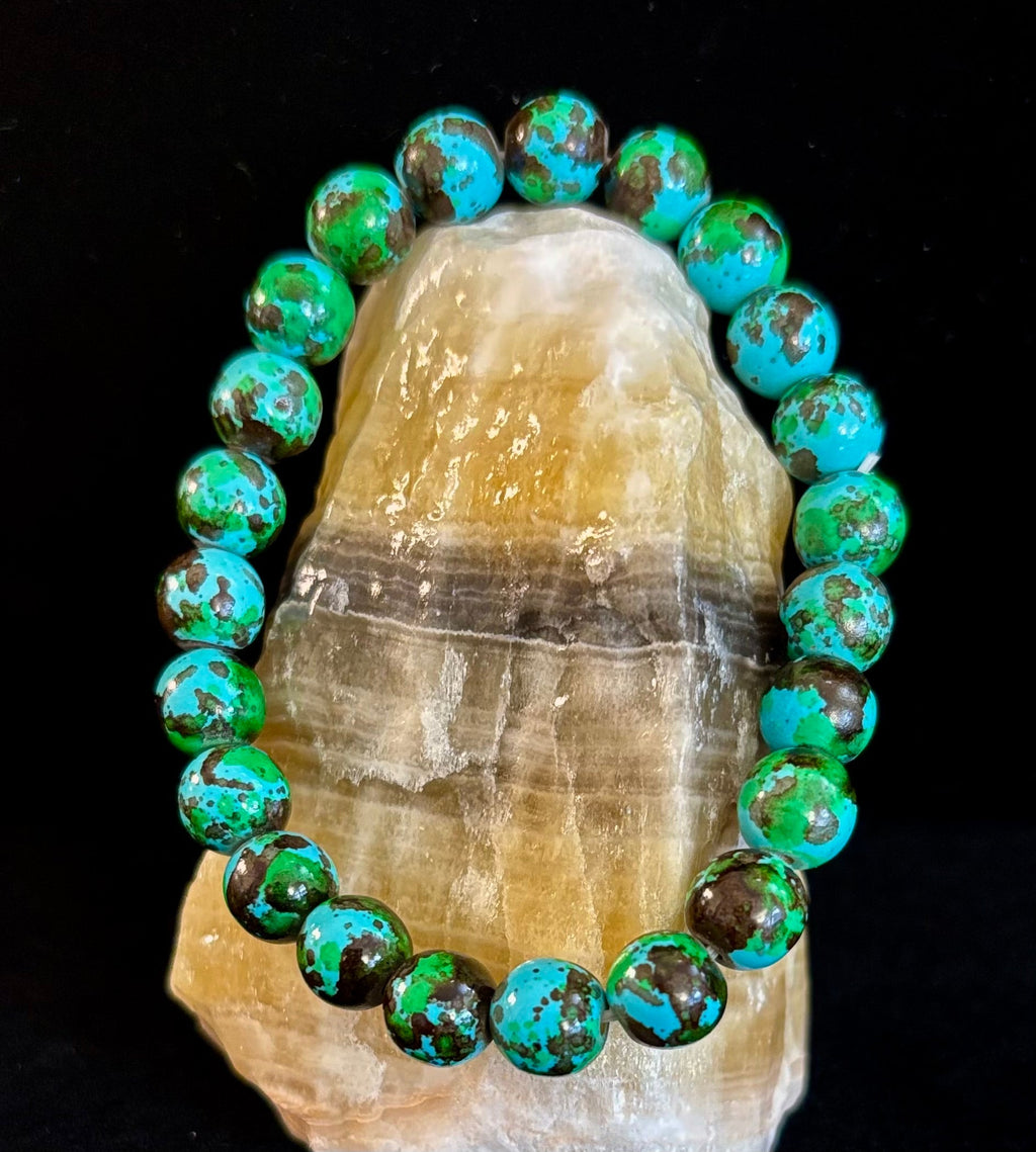 Bohemian Beach Vibes Anti-Anxiety Bracelet – 8mm Calming Beads for Medium Wrists 🌴💆‍♀️🌊