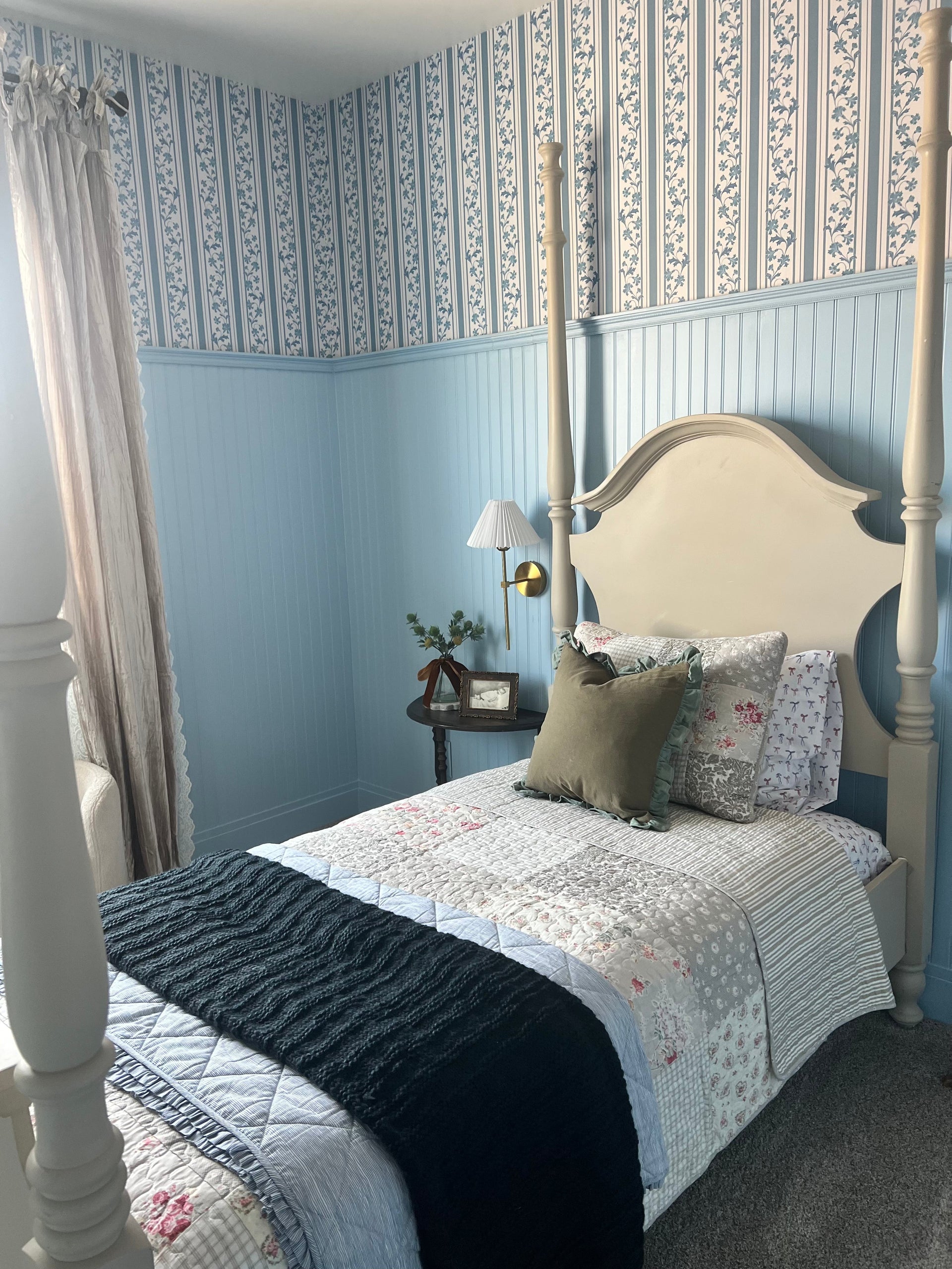 Tillie Floral Peel and Stick Wallpaper by Anna Black Creative