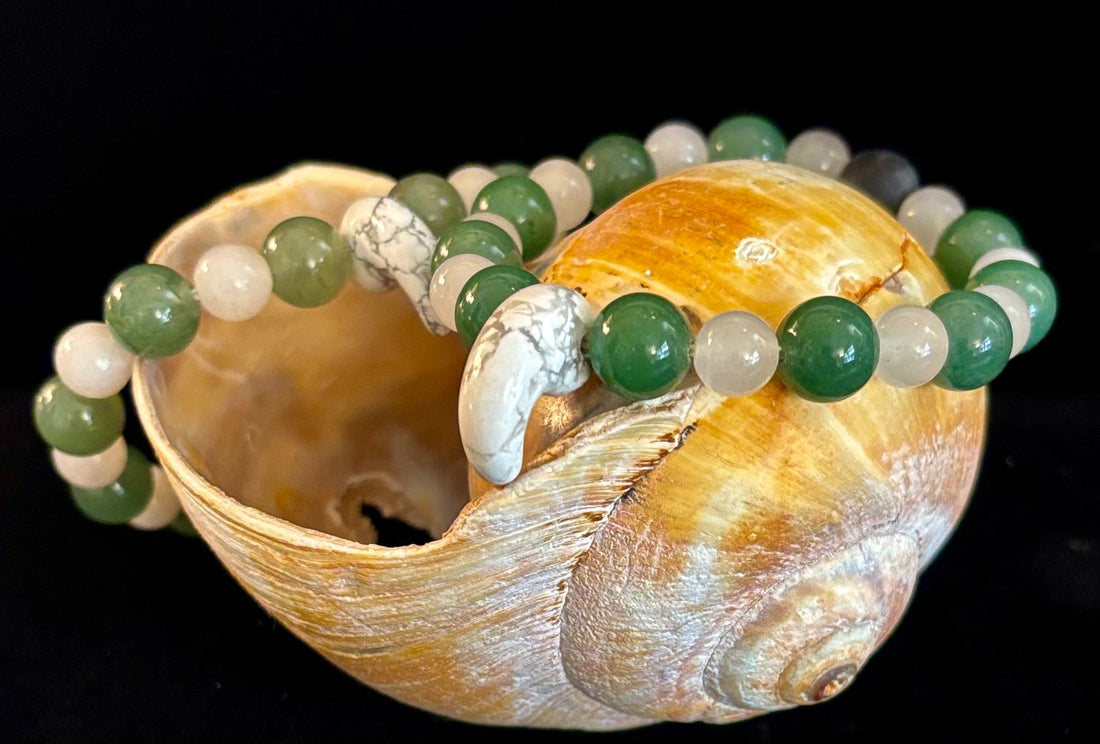 "Balance & Boldness" Natural Gemstone Bracelet – 10mm Beads | Handmade in the USA
